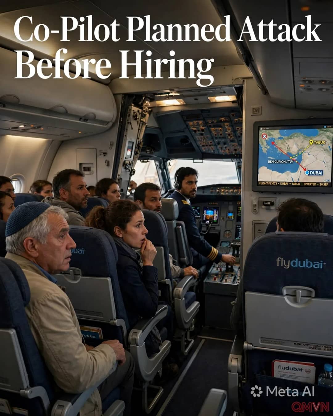Kế hoạch tấn công tự sát kiểu 11/9 bị vạch trần: Phi công phụ Flydubai mưu toan đâm máy bay xuống sân bay Ben Gurion