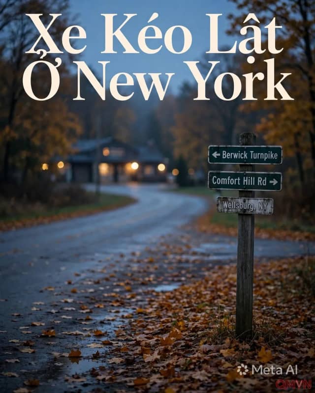 Xe kéo chở cỏ khô lật ở New York, 19 người phần lớn là trẻ em gặp nạn, ba người nguy kịch nghi do hỏng phanh