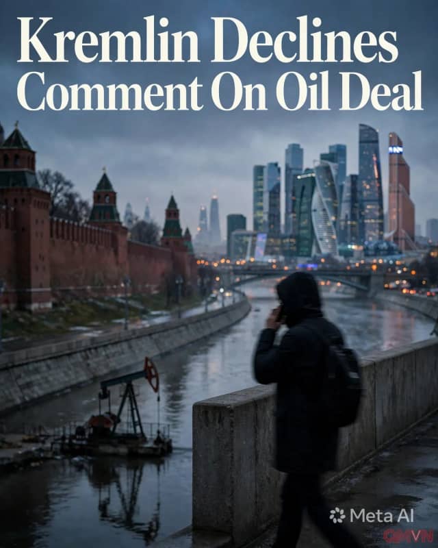 Điện Kremlin từ chối bình luận thông tin đàm phán hòa bình Ukraine gắn với thương vụ dầu mỏ hàng tỷ USD