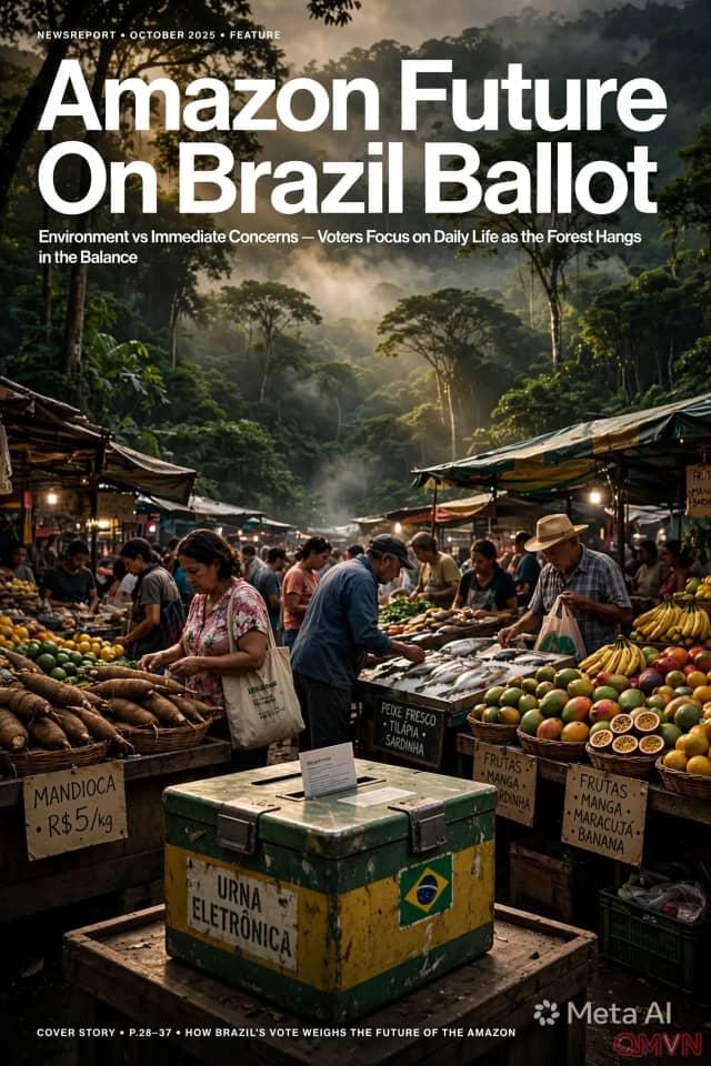 Bầu cử Brazil có thể định đoạt số phận rừng Amazon, nhưng khi Bolsonaro và Lula bước vào vòng hai, môi trường vẫn khó chạm tới lá phiếu cử tri