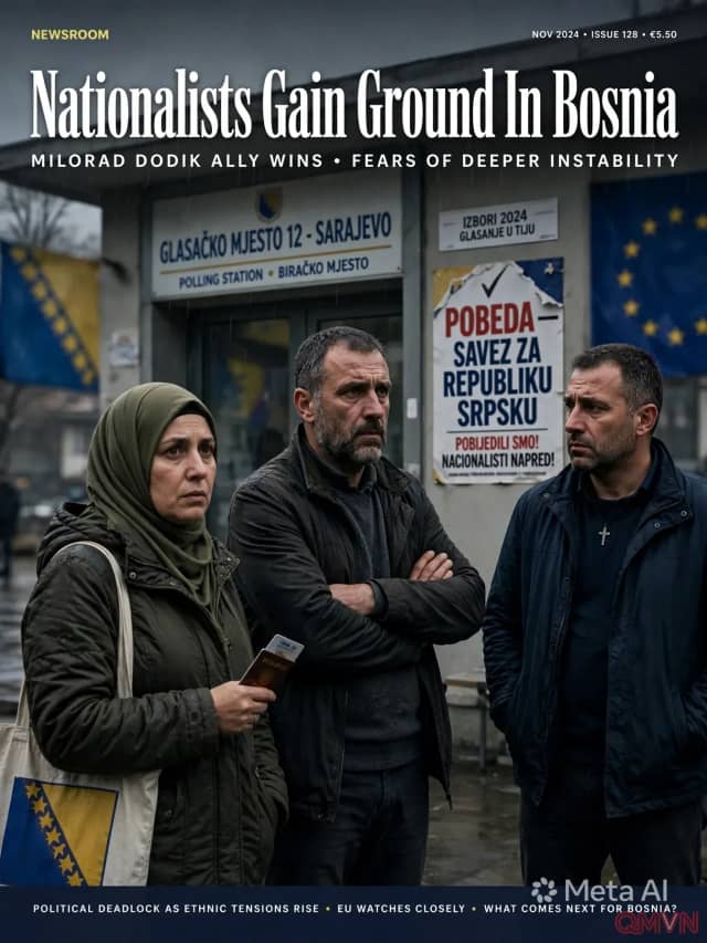 Phe dân tộc chủ nghĩa giành ưu thế trong bầu cử Bosnia và Herzegovina, đồng minh của Dodik thắng lớn, nỗi lo bất ổn và con đường vào EU bế tắc