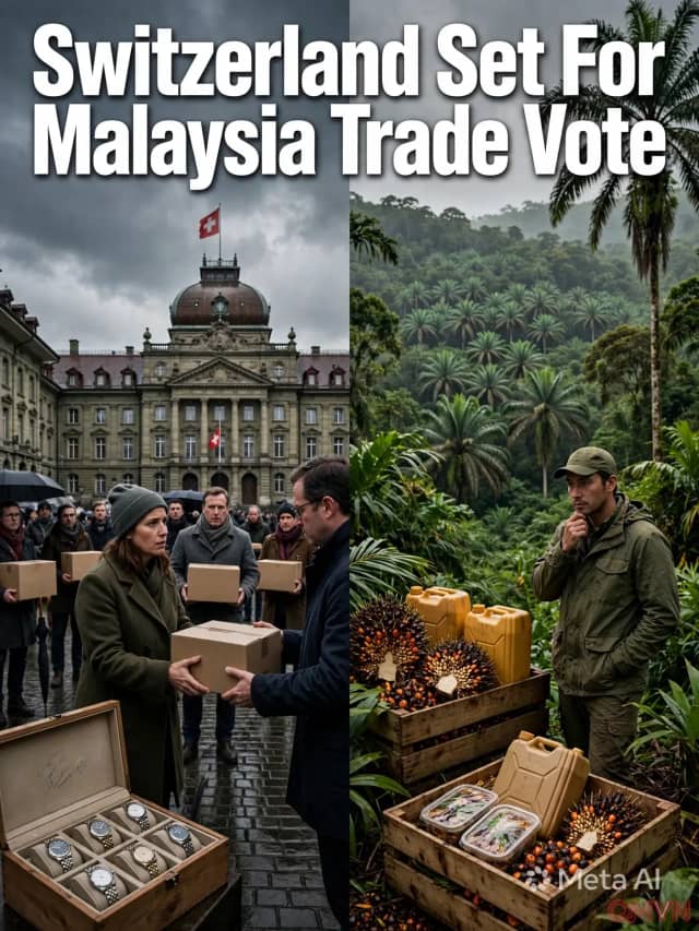 Thụy Sĩ đối mặt cuộc trưng cầu dân ý về thỏa thuận thương mại với Malaysia: Lá chắn rừng nhiệt đới và chuẩn mực nhân quyền