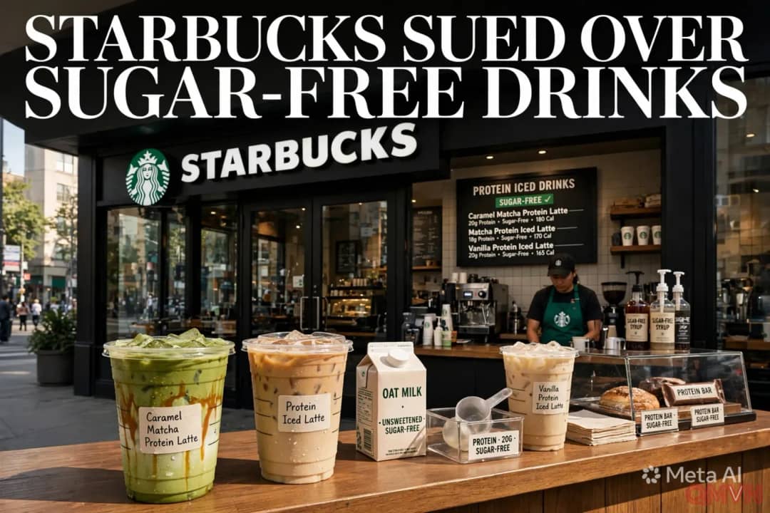 Starbucks bị kiện vì ghi nhãn “không đường” cho 8 loại đồ uống protein có thể chứa nhiều đường hơn một chiếc kẹo bơ đậu phộng