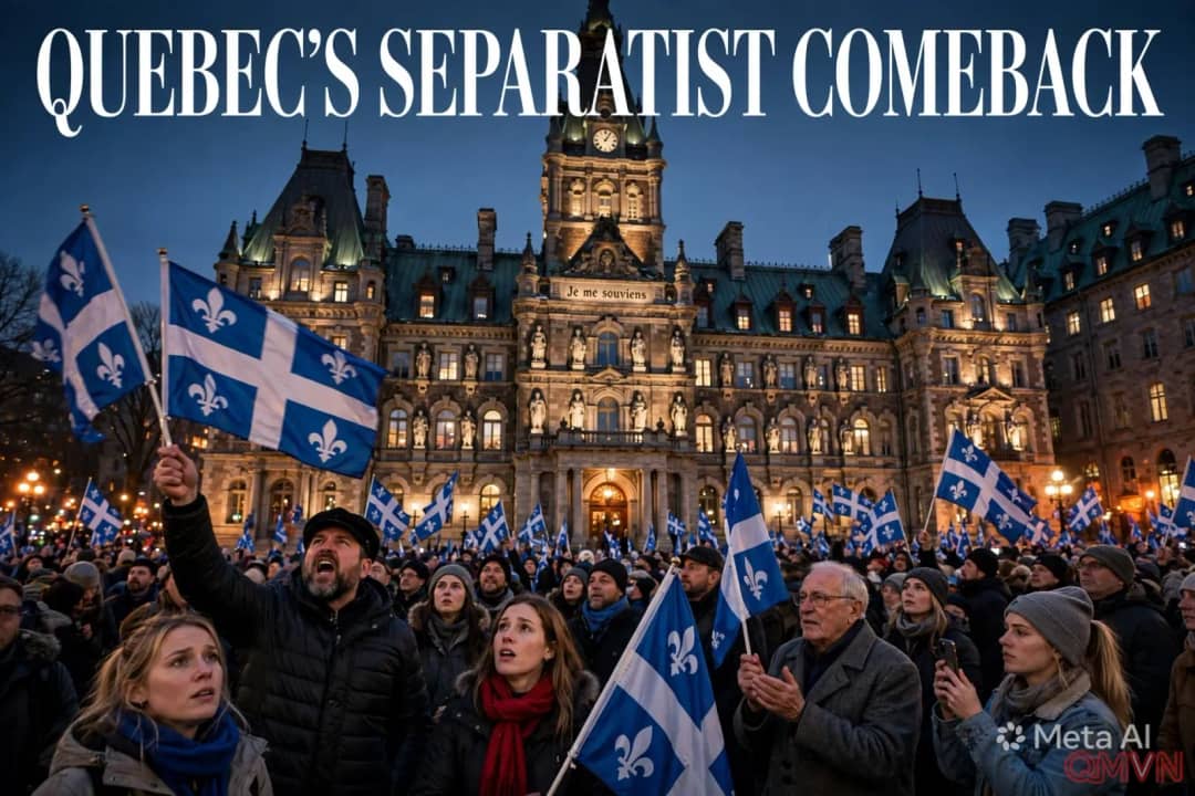 Đảng ly khai Parti Québécois được dự báo thắng cử ở Quebec, đưa câu hỏi độc lập trở lại tâm điểm chính trường Canada