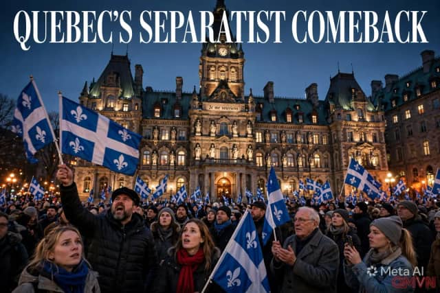 Đảng ly khai Parti Québécois được dự báo thắng cử ở Quebec, đưa câu hỏi độc lập trở lại tâm điểm chính trường Canada