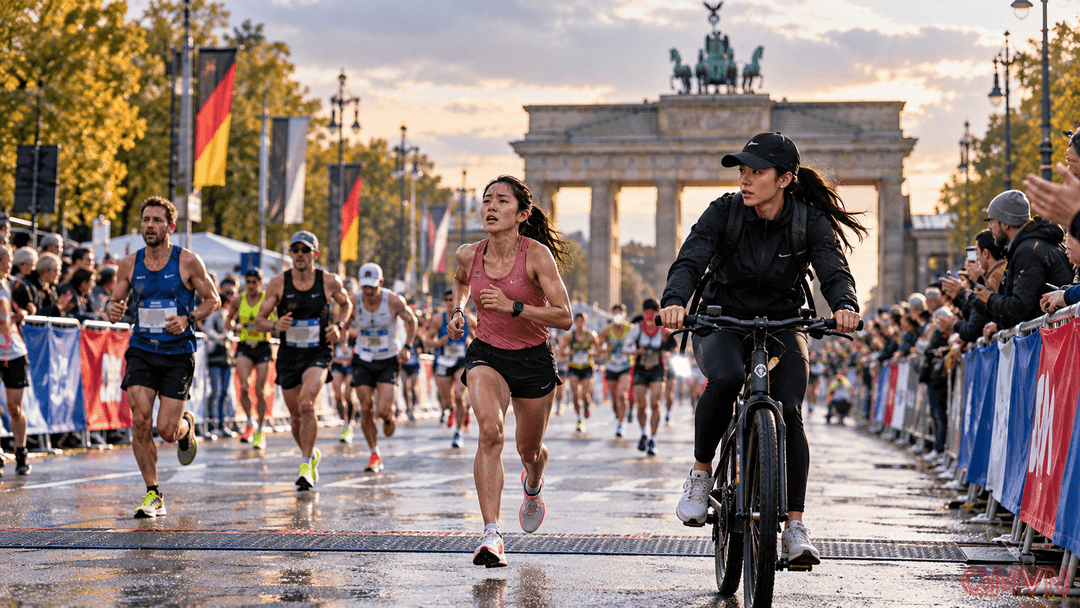 Nữ influencer Trung Quốc xin lỗi sau vụ đi xe đạp ở Berlin Marathon, biến một “kỷ lục cá nhân” thành bài học về uy tín