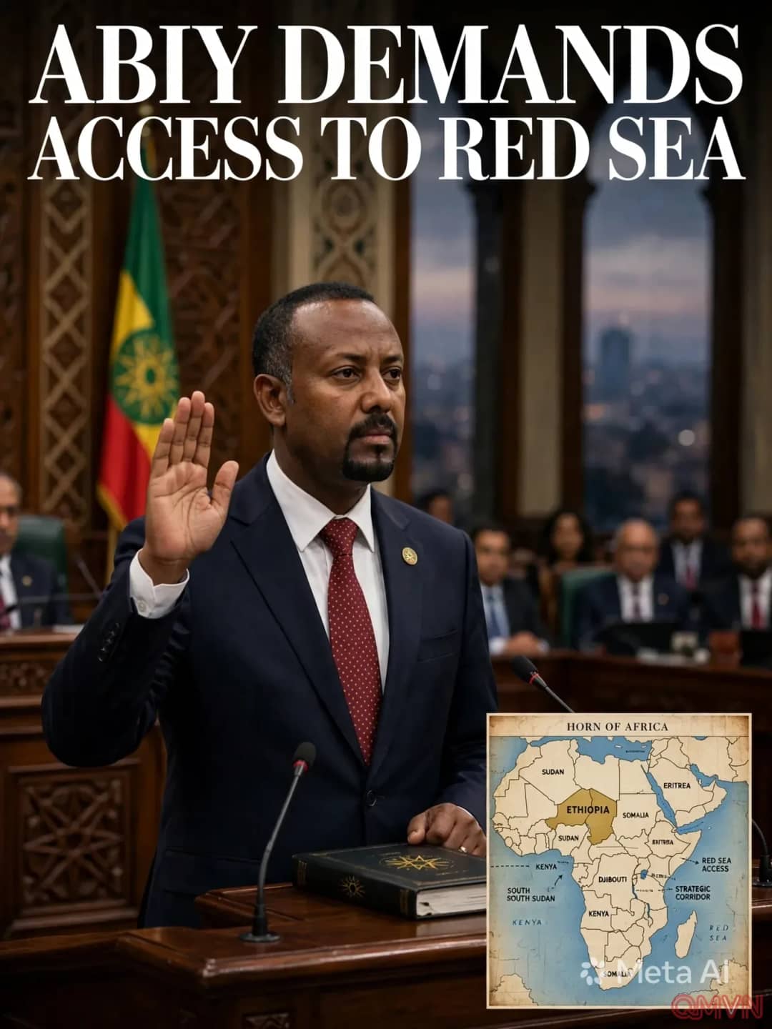 Thủ tướng Ethiopia Abiy Ahmed đòi lối ra Biển Đỏ trong lễ nhậm chức nhiệm kỳ mới khi căng thẳng với các nước láng giềng leo thang