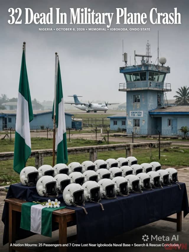 Máy bay quân sự Nigeria rơi ở bang Ondo, 32 người thiệt mạng: nỗi đau quốc gia và những câu hỏi về an toàn bay