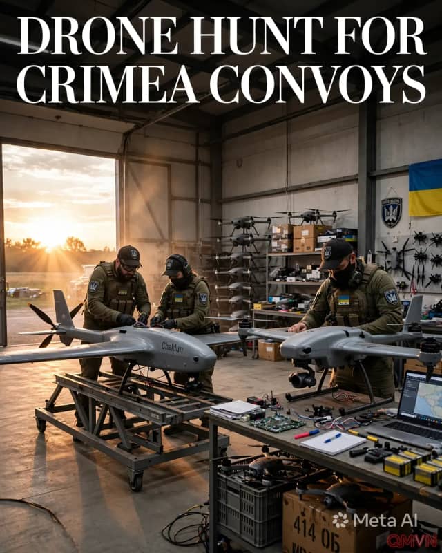Săn đoàn xe tiếp tế tới Crimea trong đêm: câu chuyện những phi công máy bay không người lái Ukraine của đơn vị “Magyar’s Birds”