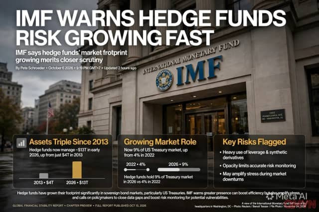 IMF: quỹ phòng hộ ngày càng lớn mạnh trên thị trường, cần giám sát chặt chẽ hơn