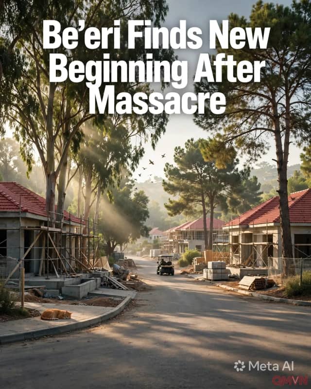 Ba năm sau thảm sát, kibbutz Be’eri ở Israel gượng dậy giữa mùi xi măng mới và nỗi đau chưa nguôi