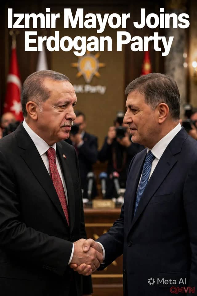 Thị trưởng thành phố Izmir bất ngờ gia nhập đảng cầm quyền của Tổng thống Erdogan tạo cơn địa chấn chính trị Thổ Nhĩ Kỳ