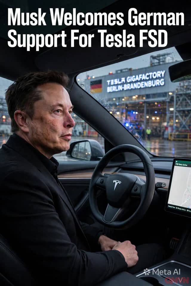 Đức ủng hộ phần mềm hỗ trợ lái của Tesla, Elon Musk gửi lời cảm ơn giữa cuộc đua giành giấy phép tại Liên minh châu Âu