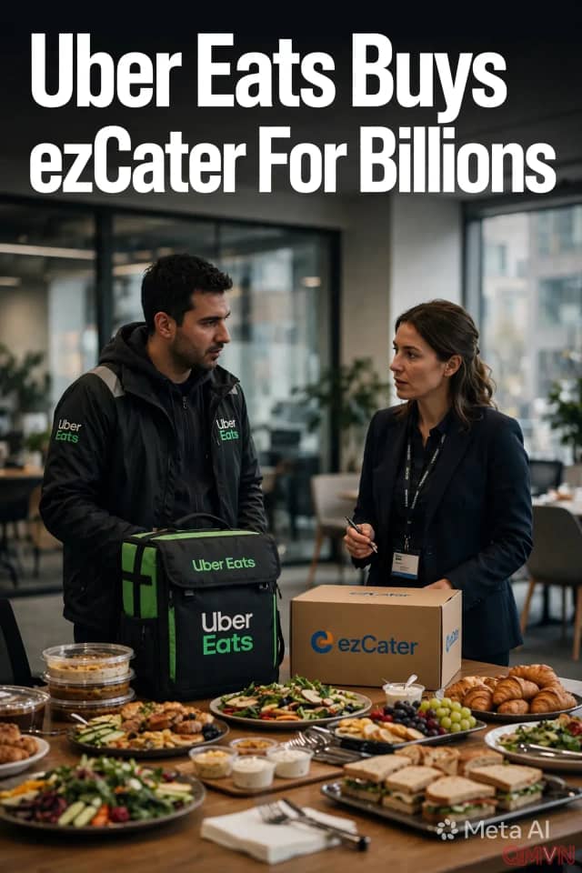 Uber Eats chi 2,3 tỷ USD mua công ty đặt tiệc ezCater phục vụ 140.000 nhà hàng Mỹ để bám đuổi DoorDash
