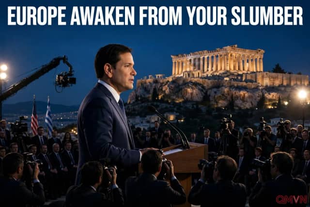 Ngoại trưởng Mỹ Rubio bênh vực chủ nghĩa dân tộc tại Athens, kêu gọi châu Âu thôi hổ thẹn về lịch sử giữa lúc liên minh xuyên Đại Tây Dương rạn nứt