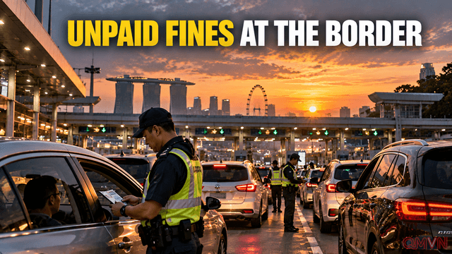 Singapore thu hơn 639.000 đôla Singapore tiền phạt tại cửa khẩu, siết điều kiện nhập cảnh đối với xe nước ngoài từ tháng 11