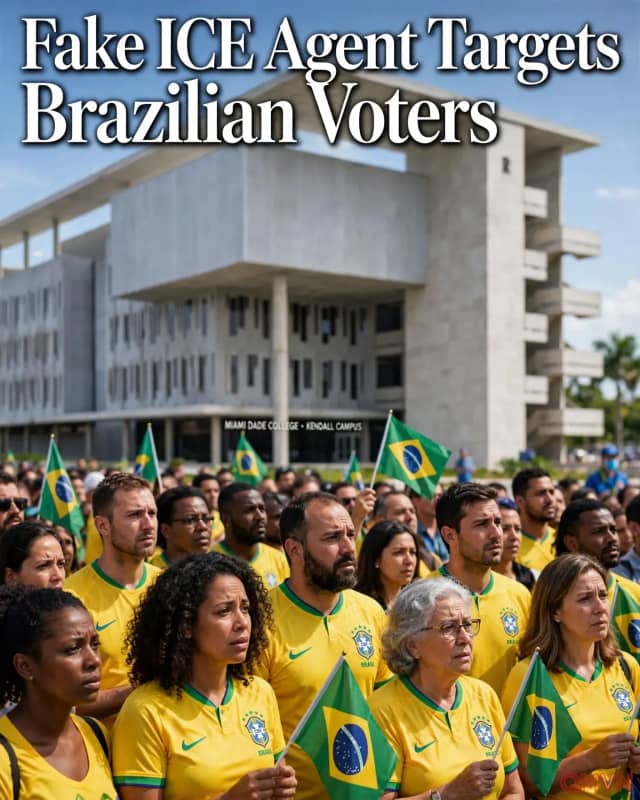 Người đàn ông giả làm đặc vụ ICE tại điểm bỏ phiếu bầu cử Brazil ở Miami bị truy tố nhiều tội danh nghiêm trọng