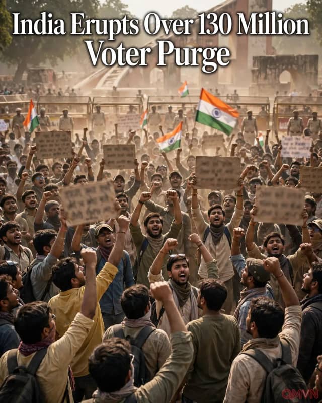 Rahul Gandhi bị tạm giữ khi biểu tình lan rộng ở Ấn Độ phản đối việc xóa hơn 130 triệu người khỏi danh sách cử tri