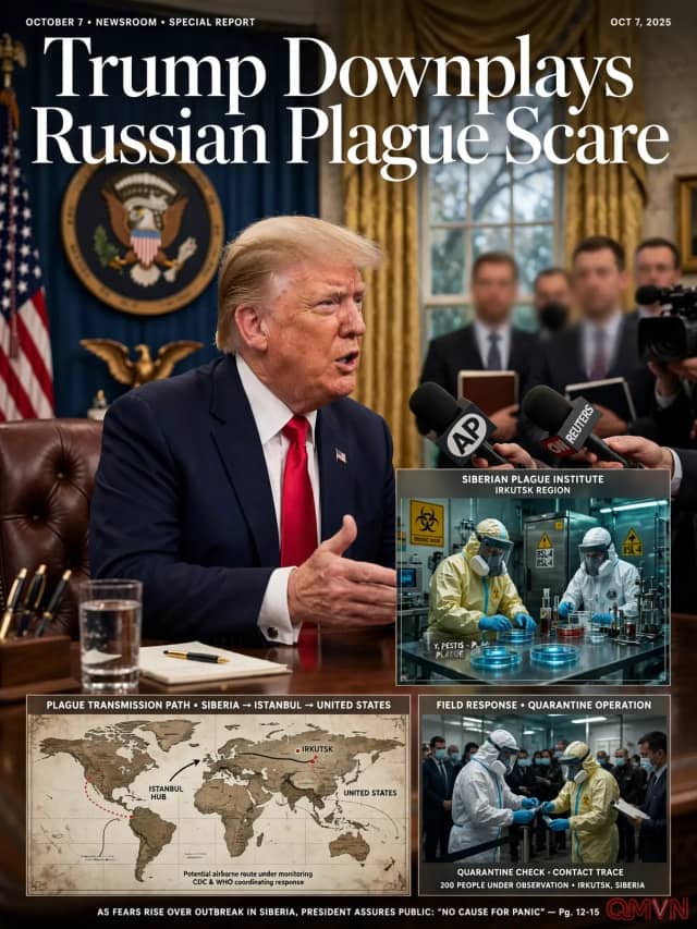 Tổng thống Trump bác bỏ khả năng vũ khí sinh học trong vụ tử vong tại viện nghiên cứu dịch hạch ở Nga
