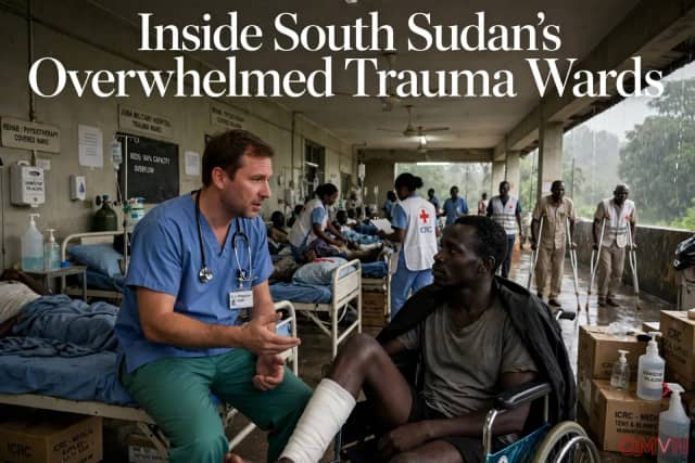 Bên trong những phòng điều trị chấn thương quá tải ở Nam Sudan, nơi nhu cầu cứu chữa tăng nhanh hơn khả năng đáp ứng