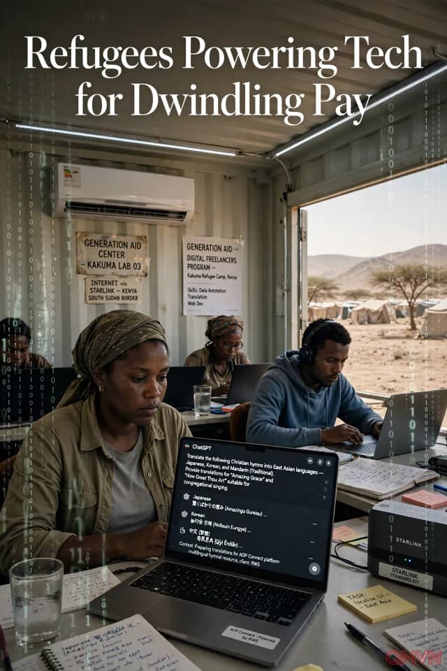 'Sẽ có người khác làm với giá thấp hơn': Người tị nạn tại Kenya gánh vác ngành công nghệ với mức thù lao ngày càng teo tóp