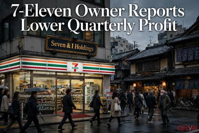 Chủ sở hữu chuỗi 7-Eleven báo lãi quý giảm khi thị trường Nhật Bản trì trệ, mảng Bắc Mỹ được nâng đỡ nhờ giá xăng tăng