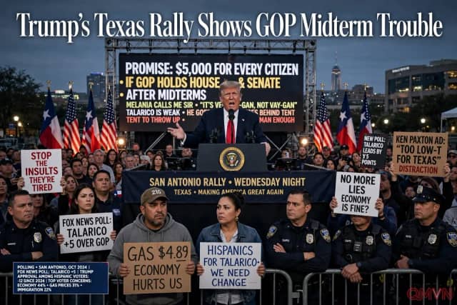 Buổi mí tinh của Trump tại Texas phơi bày lý do Đảng Cộng hòa gặp khó trong các cuộc bầu cử giữa kỳ