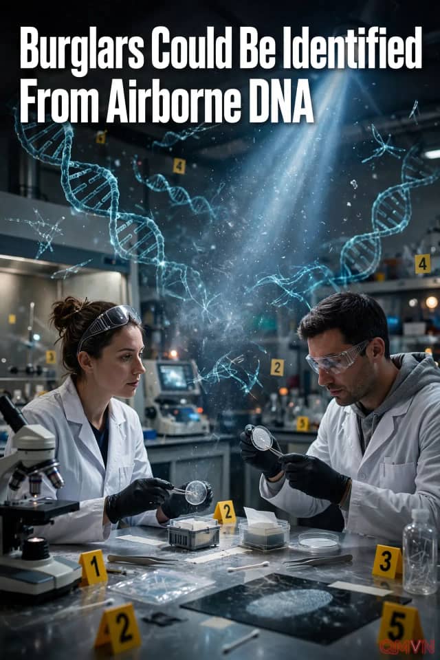 Kẻ trộm có thể bị nhận diện nhờ DNA lơ lửng trong không khí, mở ra chương mới cho khoa học pháp y