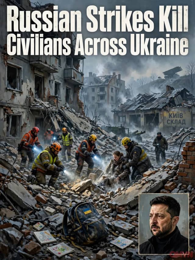 Các cuộc không kích của Nga làm 2 người thiệt mạng tại Ukraine trong bối cảnh Kyiv chật vật đối phó làn sóng tấn công leo thang