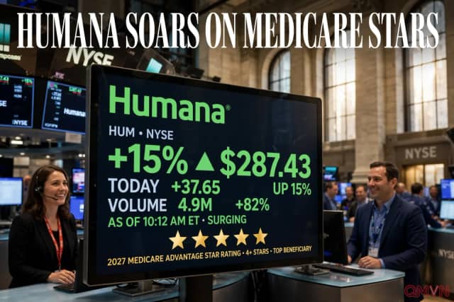 Cổ Phiếu Humana Bật Tăng 15% Sau Cú Lội Ngược Dòng Ngoạn Mục Tại Bảng Xếp Hạng Sao Medicare 2027