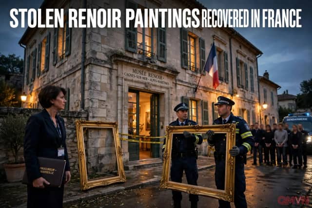 Cảnh Sát Pháp Tìm Lại Hai Tuyệt Tác Của Danh Họa Renoir Bị Đánh Cắp Và Bắt Giữ Sáu Nghi Phạm