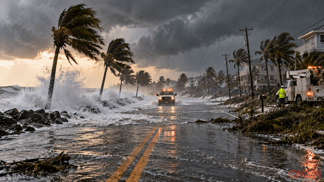 Bão Isaias suy yếu sau khi đổ bộ Florida, nhưng nước dâng và mất điện vẫn đe dọa miền Nam nước Mỹ