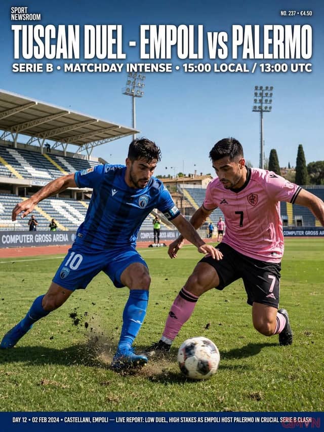 Cuộc Đối Đầu Nảy Lửa Empoli và Palermo Tại Serie B: Sân Khấu Chứng Tỏ Bản Lĩnh và Tham Vọng Thăng Hạng Đầy Sôi Động