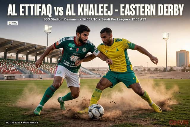 Al Ettifaq vs Al Khaleej: Derby miền Đông Saudi Arabia, khi đội khách chưa biết thắng tìm cách phá dớp trước người hàng xóm