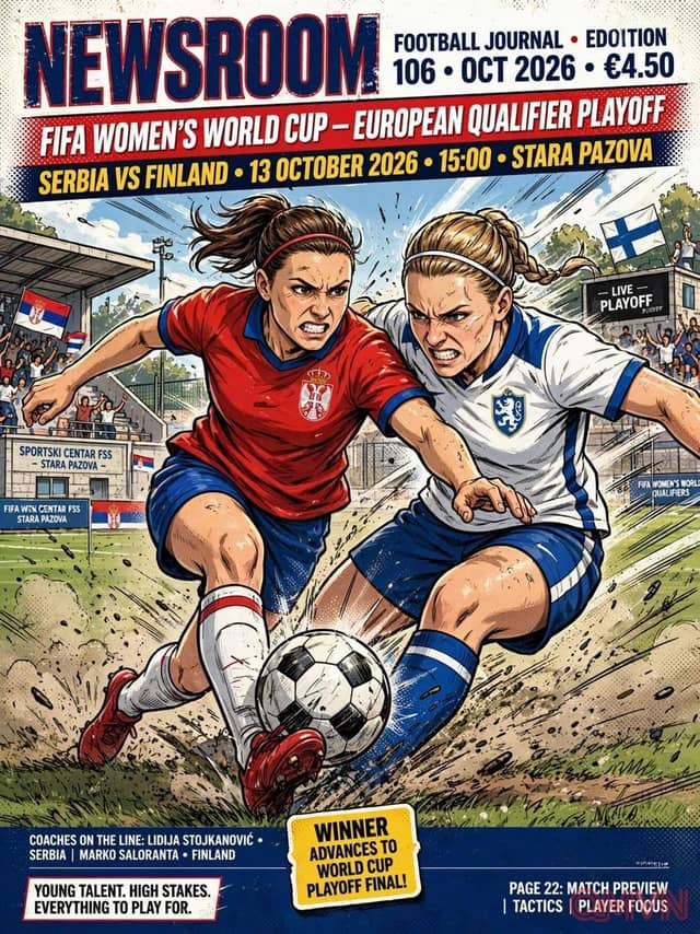 Nữ Serbia Đại Chiến Nữ Phần Lan: Màn Đấu Trí Nảy Lửa Tranh Vé Dự Vòng Chung Kết World Cup Nữ Châu Âu