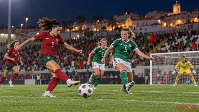 Bồ Đào Nha nữ – Bắc Ireland nữ: Lợi thế bốn bàn, Portimão chờ màn kiểm soát và lời đáp danh dự