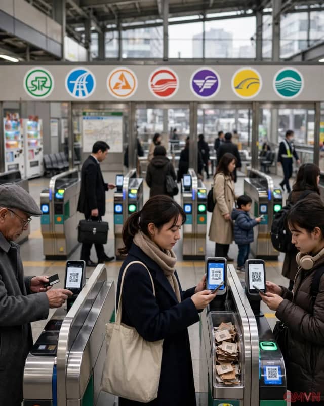Các công ty đường sắt ở Tokyo, Nhật Bản sẽ loại bỏ dần vé từ tính, chuyển sang vé mã QR từ mùa xuân tới