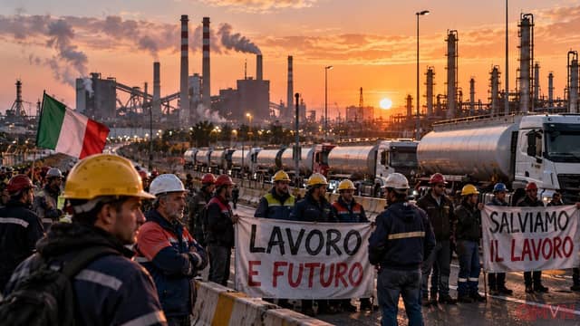 Đình công tại tổ hợp thép Ilva làm gián đoạn nhiên liệu miền Nam Italy, đẩy sân bay và người lao động vào thế khó
