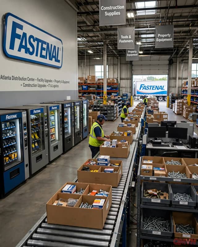 Lợi nhuận của nhà phân phối ốc vít Fastenal tăng mạnh nhờ khách hàng lớn, nhưng cổ phiếu giảm vì chi đầu tư leo thang