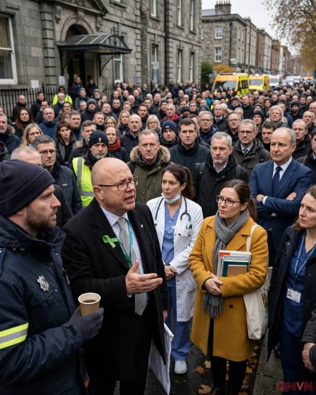 Hàng trăm nghìn lao động khu vực công ở Ireland đình công đòi tăng lương, trường học đóng cửa và hàng nghìn lịch khám bệnh bị hủy