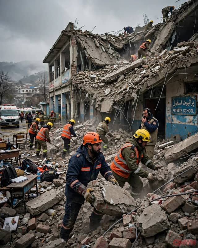Sập mái trường học ở Pakistan khiến ít nhất 18 người thiệt mạng, hơn 3 chục người bị thương