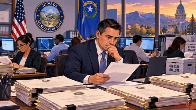 Bảy trát đòi hồ sơ cử tri đẩy quan chức bầu cử Nevada vào cuộc đối đầu pháp lý giữa mùa bầu cử Mỹ