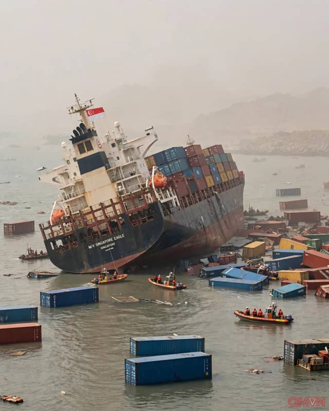 Tàu mang cờ Singapore chìm ở eo biển Hormuz sau khi trúng thủy lôi, căng thẳng Mỹ - Iran tiếp tục leo thang