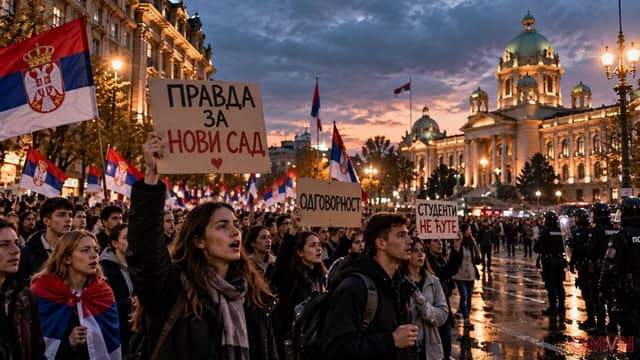 Serbia trước cuộc bầu cử quyết định: Phong trào sinh viên thách thức Aleksandar Vučić giữa những lo ngại bạo lực