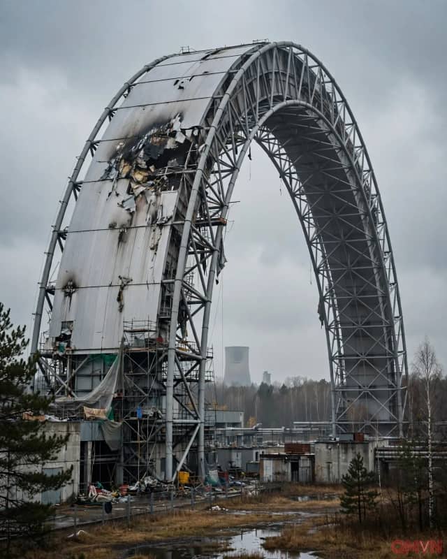 Nhóm G7 cam kết hơn 290 triệu USD sửa chữa lớp vỏ bảo vệ Nhà máy điện hạt nhân Chornobyl bị hư hại do chiến sự ở Ukraine