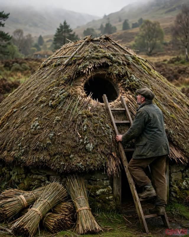 Nhật ký đồng quê: thử thách giữ mái nhà tranh trước loài chồn thông ở vùng núi Scotland