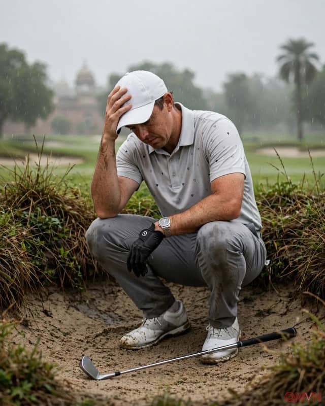 Rory McIlroy rơi khỏi cuộc đua vô địch tại Ấn Độ sau tám hố “ác mộng”, giấc mơ Race to Dubai lần thứ tám gặp thử thách