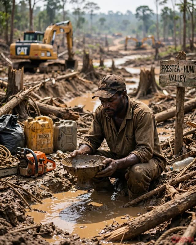 Cơn sốt vàng tàn phá rừng từ Ghana đến Amazon: giá tăng hơn 120% thúc đẩy khai thác trái phép và “rửa vàng” vào chuỗi cung ứng toàn cầu