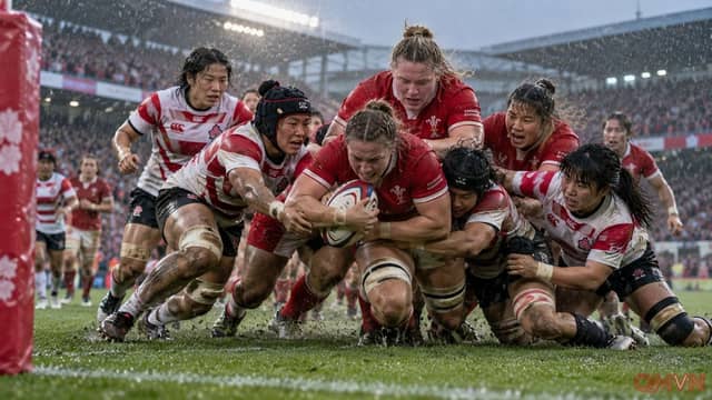 Wales thắng Nhật Bản 17–0 trong mưa gió Tokyo: Hai lần lập công của Seren Lockwood và bài học về bản lĩnh