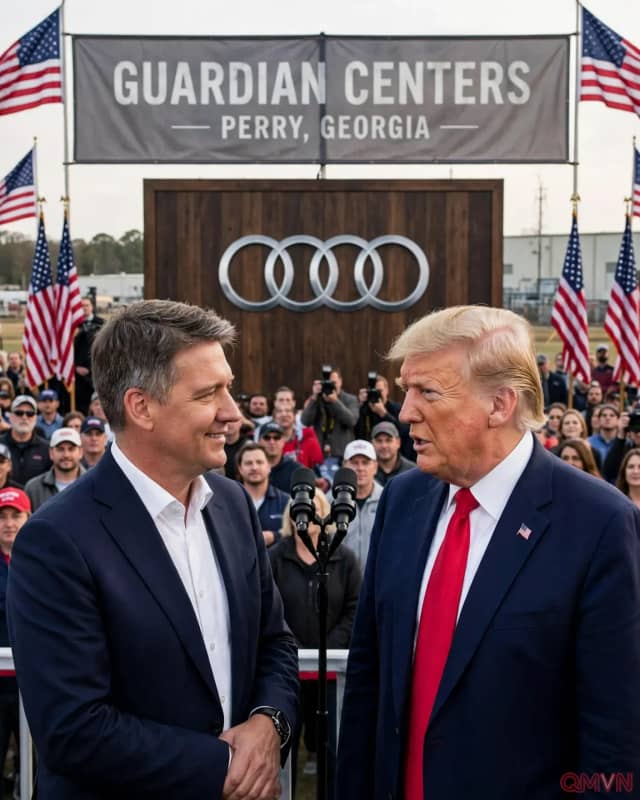 Giám đốc điều hành hãng xe Audi Gernot Doellner đối mặt làn sóng phản đối dữ dội tại Đức sau khi xuất hiện cùng Donald Trump vận động bầu cử